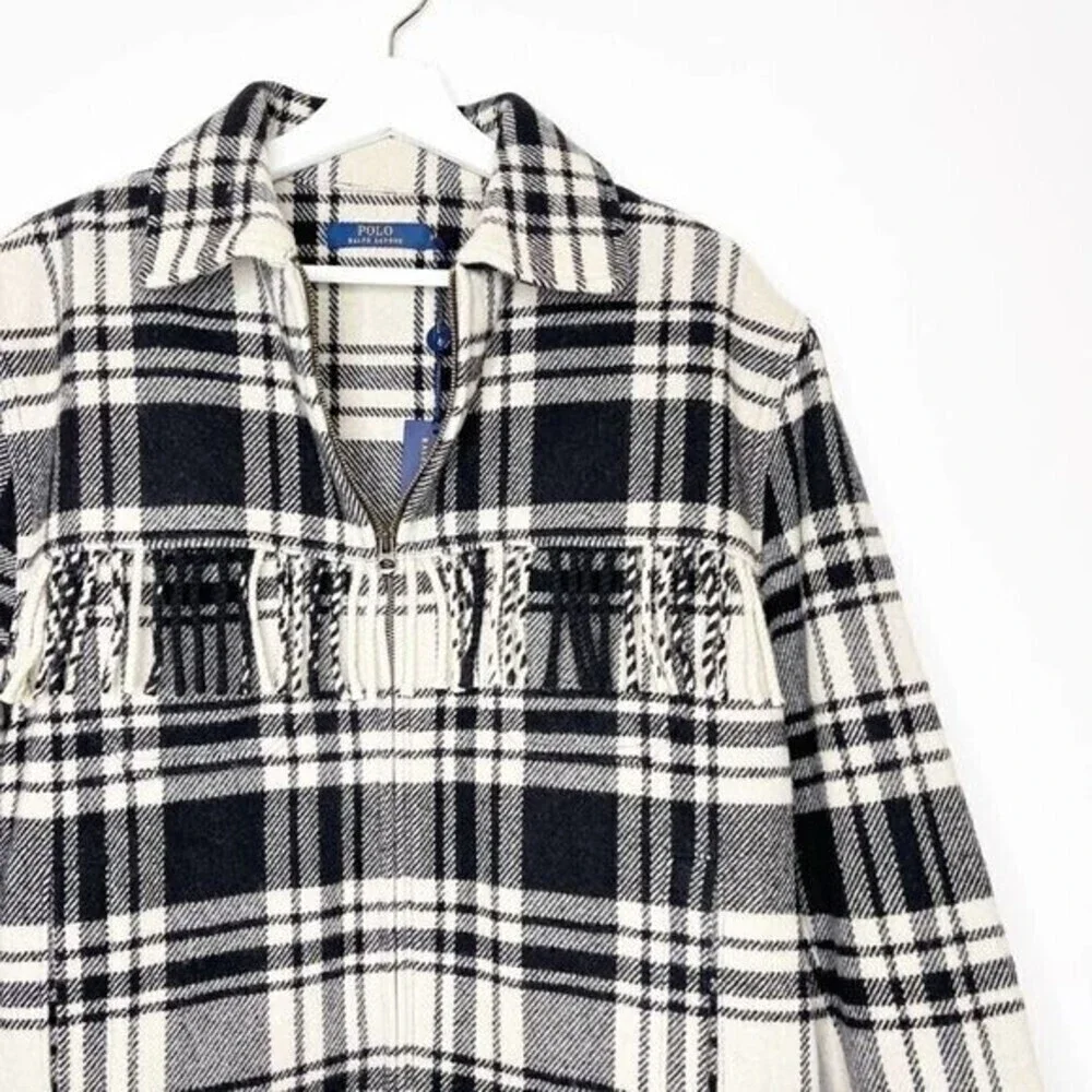 POLO RALPH LAUREN Wool Blend Plaid Jacket